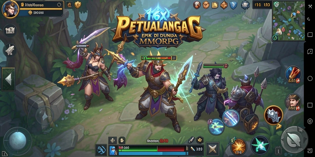 Gameplay menakjubkan di 116X dengan aksi MMORPG yang seru.