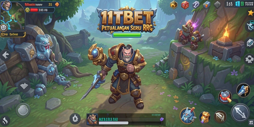 Tampilan menarik dari gameplay RPG 11TBET yang seru.