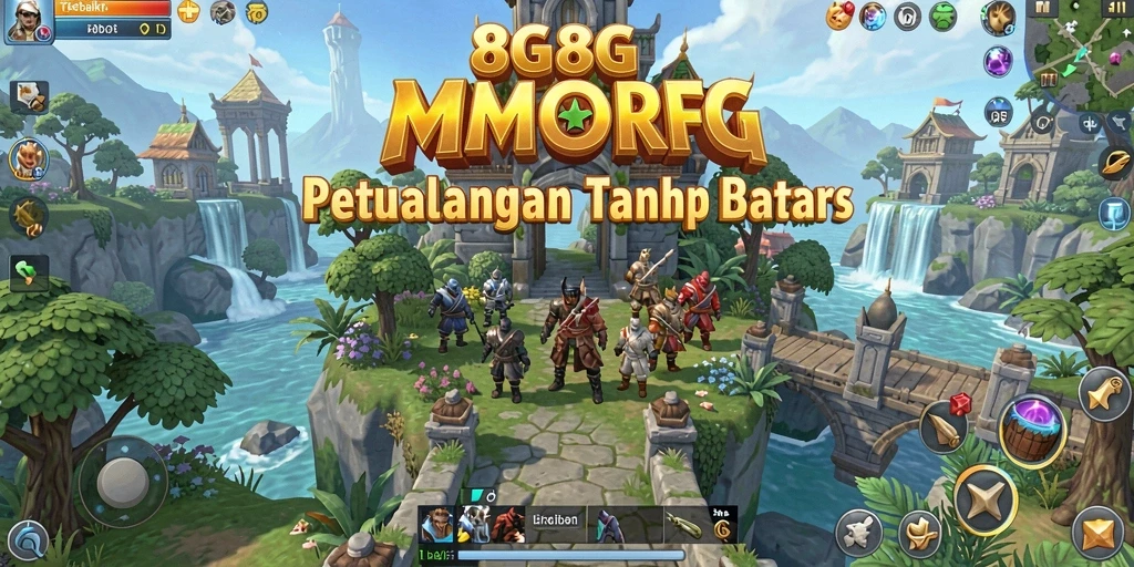 Gameplay seru di dunia MMORPG 8G8G yang menakjubkan.