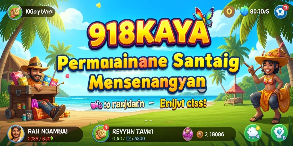 Screenshot gameplay 918KAYA yang penuh warna dan seru.