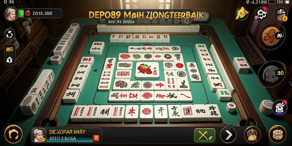 Gameplay DEPO89 yang menarik dengan grafis Mahjong yang menawan.
