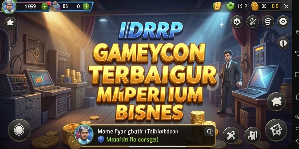 Screenshot IDRRP menampilkan gameplay Tycoon yang seru dan dinamis.