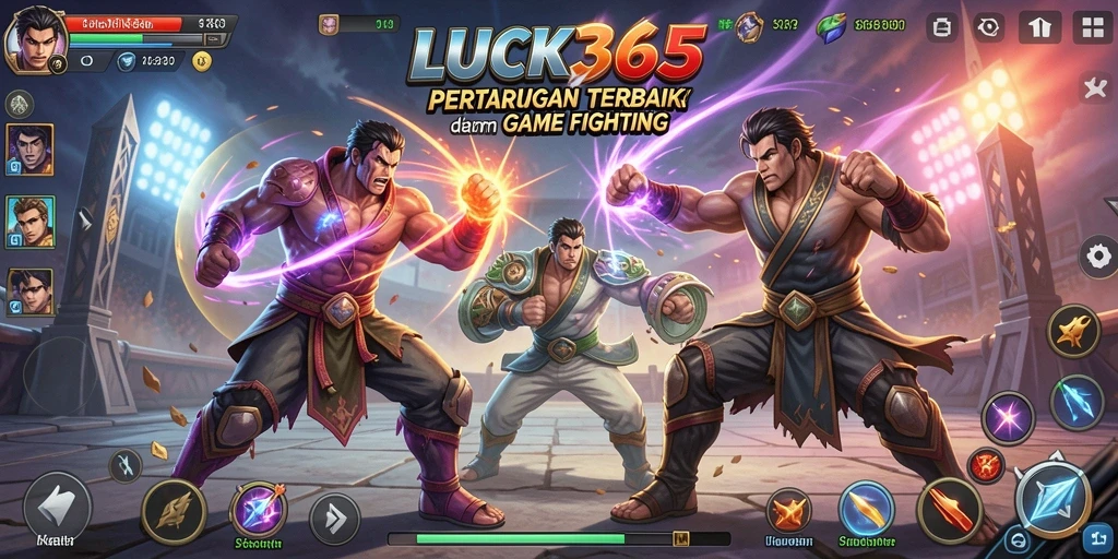 Tampilan gameplay seru dalam LUCK365, pertarungan yang menegangkan.
