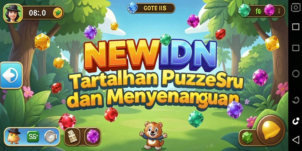 Tampilan gameplay <strong>NEWIDN</strong> dengan tantangan teka-teki yang seru.