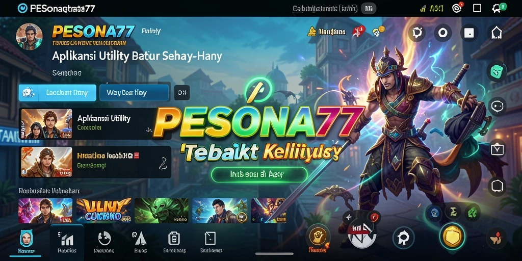 Tampilan antarmuka aplikasi PESONA77 yang mempermudah pengelolaan tugas sehari-hari.