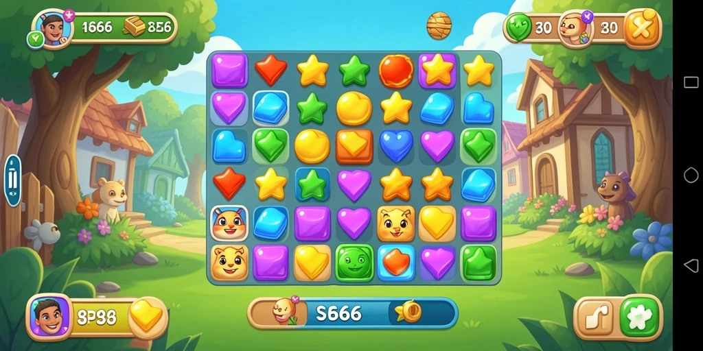 Gameplay SP666 yang seru dan penuh warna.
