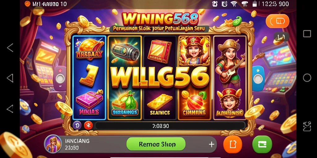Tampilan menarik gameplay Slot di WINNING568 dengan efek visual yang memukau.